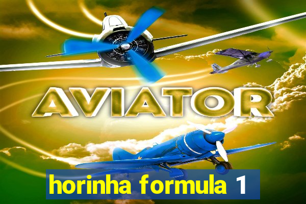 horinha formula 1