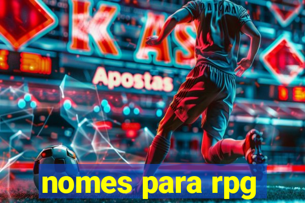 nomes para rpg