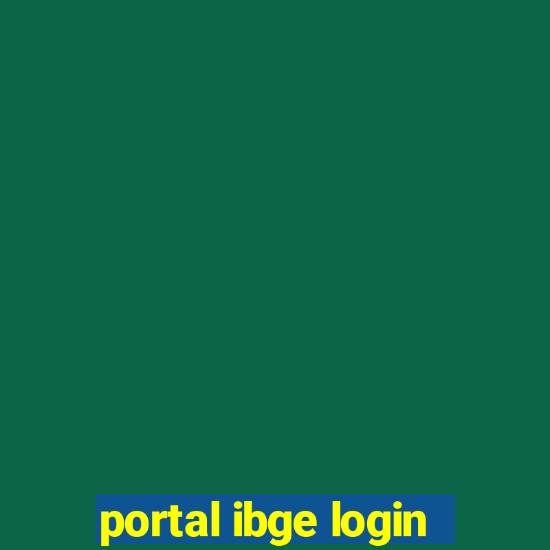 portal ibge login