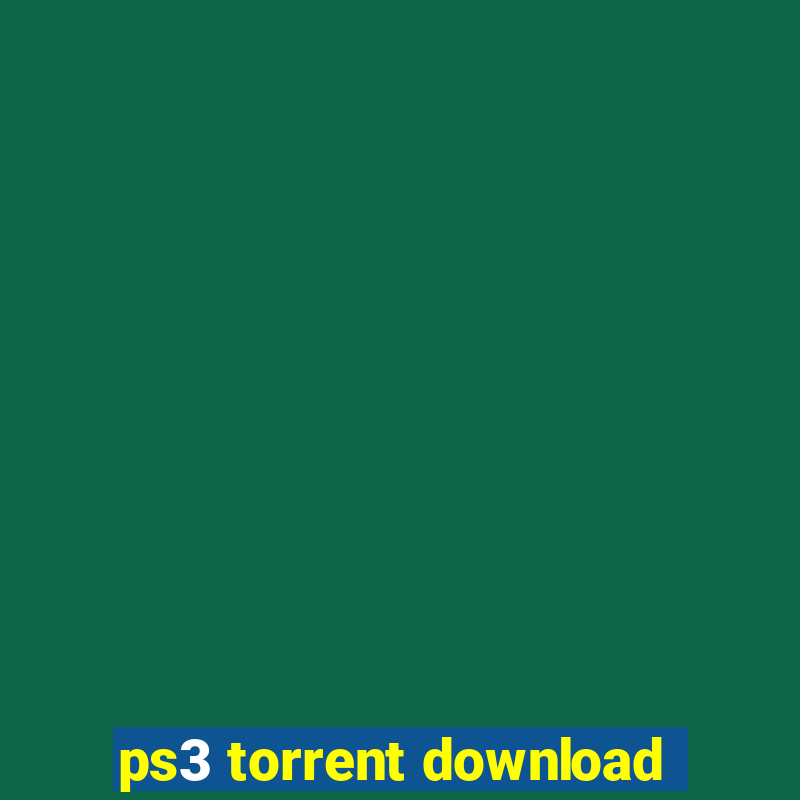 ps3 torrent download