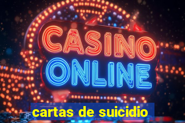 cartas de suicidio