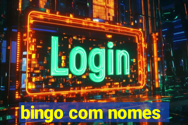 bingo com nomes