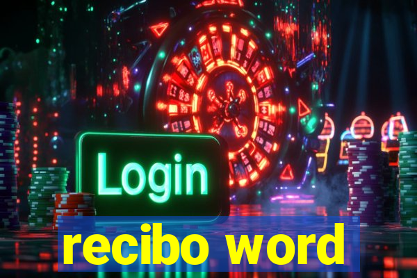 recibo word